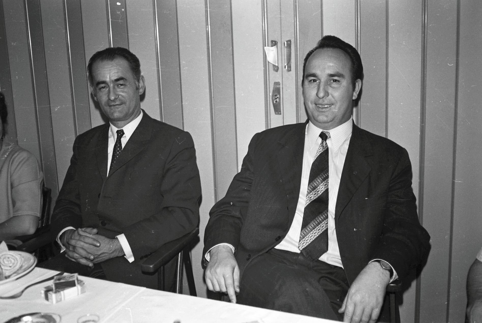 1972.g. Sa lijeva: Slavko Radić i Sead Arapčić.