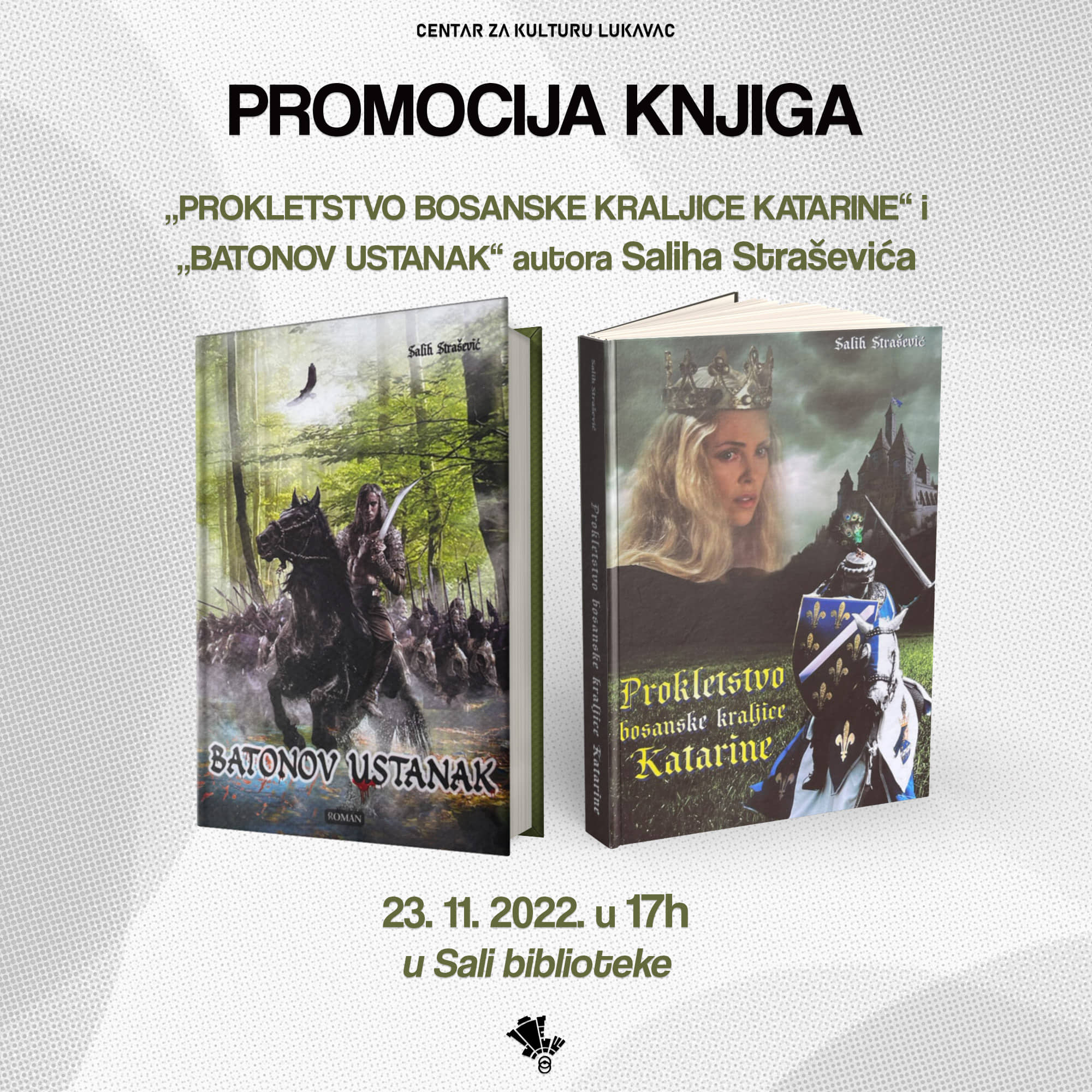 U Srijedu, 23. Novembra Promocija Knjiga „Prokletstvo Bosanske Kraljice ...